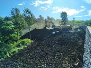 Exemple de phase de déblais/remblais nécessitant la présence du coordinateur Environnement