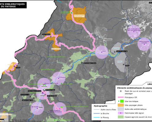 Zoom sur les éléments emblématiques du paysage
